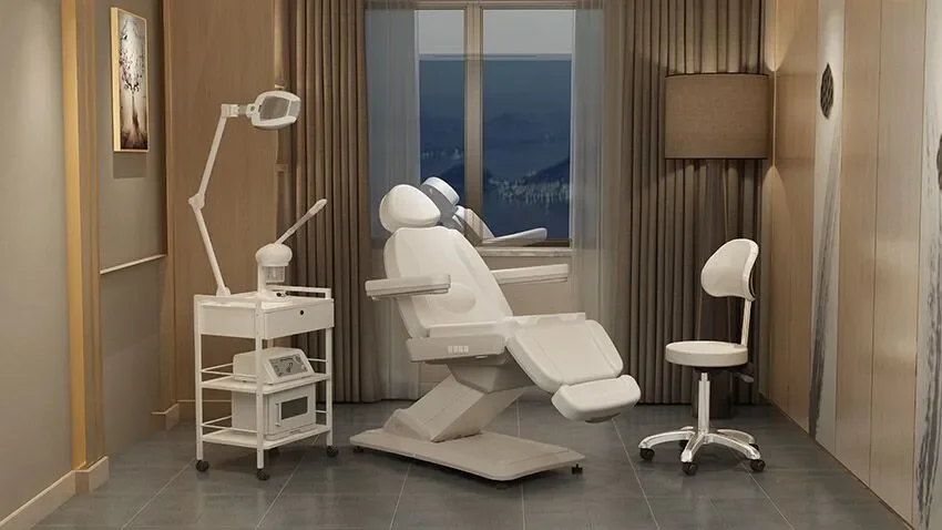Treatment room at Le Skin Aesthetics
